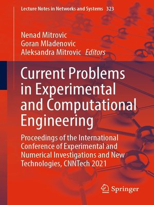 cover image of Current Problems in Experimental and Computational Engineering